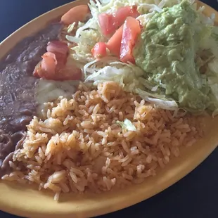 Spinach Enchilada lunch special