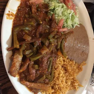 a plate of food