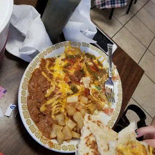a plate of food