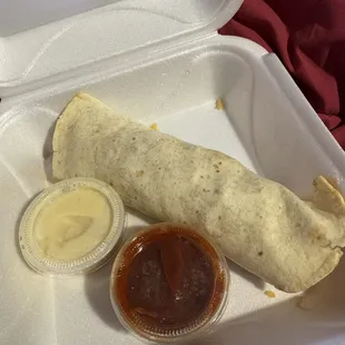 Chicken burrito $12.99