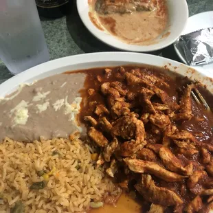 Chicken chili Colorado