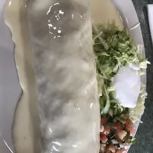 Fajita burrito...huge