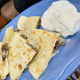 Beef Fajita Quesadilla ($16.25)