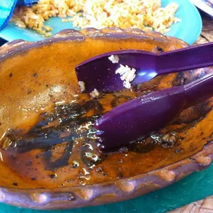 Not a bite of fajita left