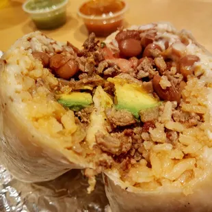 Steak super burrito (no creama)