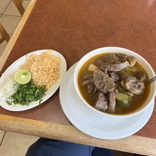 Beef soup is too tasty and h