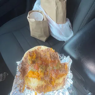 Bean &amp; cheese taco