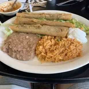 Chicken flautas
