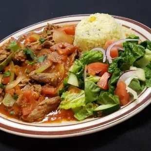a plate of food