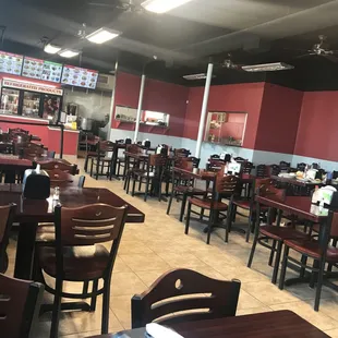 Inside of restaurant