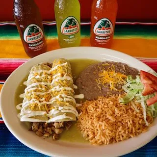 2 Green Sauce Enchiladas
