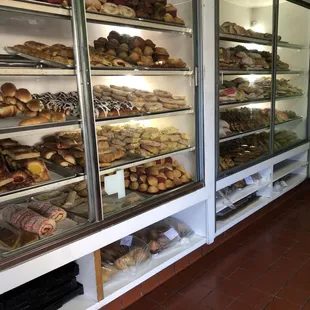 a variety of baked goods