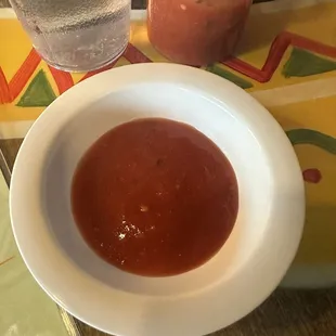 again, my first time having their salsa. On first look, it appears like it's going to taste canned. It tastes very good! No can taste here!