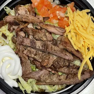 a close up of a plate of food