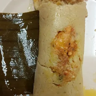 This was an excellent hen tamale.