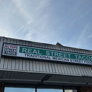 the front of the building