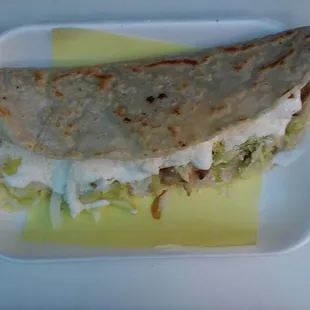 a plate of food