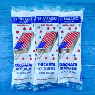 Horchata (rice pudding) Paleta!