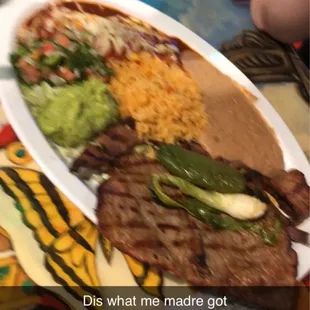 Steak a la Tampiquena
