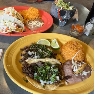 Ground Beef Taco Dinner and Steak Taco Dinner