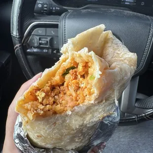 Chorizo Breakfast Burrito