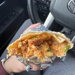 Chorizo Breakfast Burrito