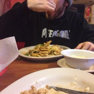 Yum! Chicken fajita nachos