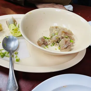 a plate of food on a table