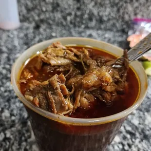 Birria Stew. Flat and basic. Nothing special