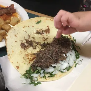 Barbacoa taco