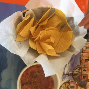 Complimentary Chips and Salsa