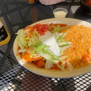 Lunch enchiladas!