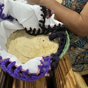 Homemade tortillas
