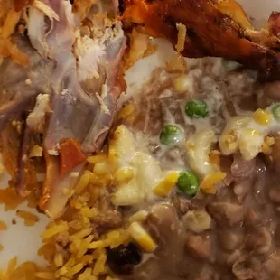 a person holding a plate of food