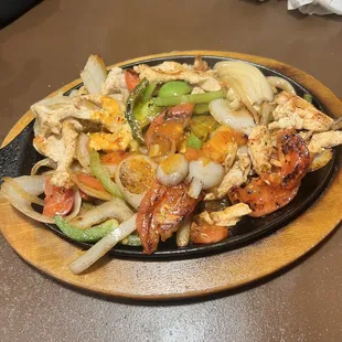 chicken fajitas