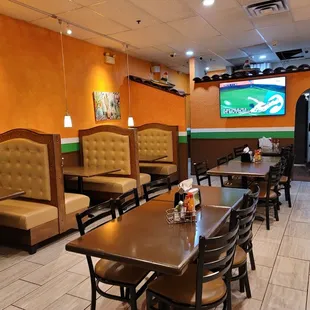 tables and booths