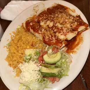 Enchiladas Colorados - a bit similar to mole