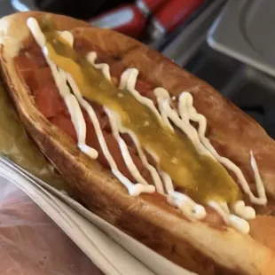 Sonoran hot dog