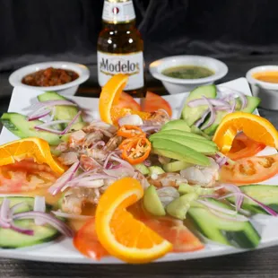 a plate of food