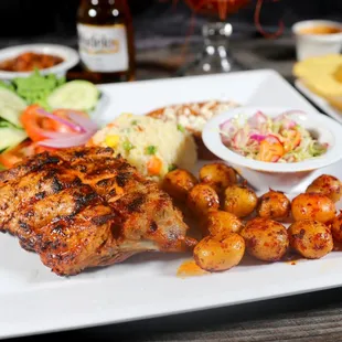 a plate of food