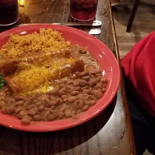 Cheese enchiladas.