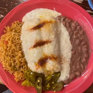 Sour cream enchildas