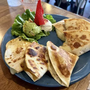 Ajo Shrimp Quesadillas