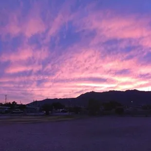 Sunset over the Franklin Mountains