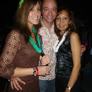 three people posing for a picture