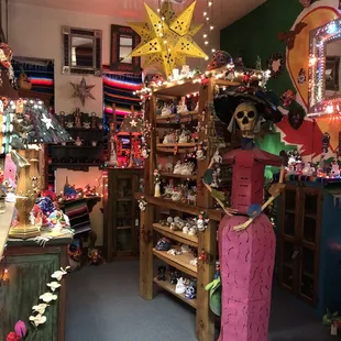 HUGE store with rooms filled with fun colorful gifts