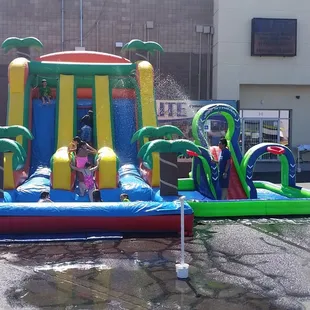 Water Slides at our Fun Summer Camps!
