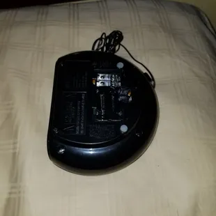 No batteries in the clock how can I set my alarm?