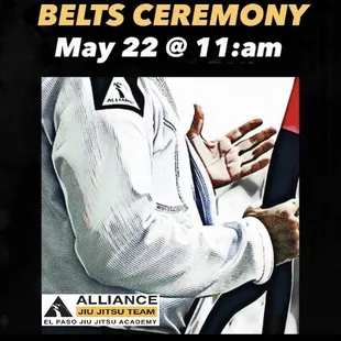 Belts ceremony