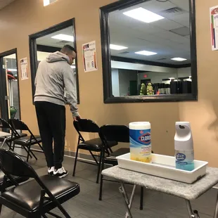 Parents waiting area